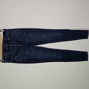 American Eagle size 4 next level stretch dark wash super high rise jeggings